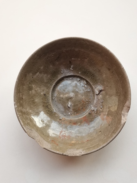 古玩陶瓷越窯青瓷茶盞拍賣，當(dāng)前價(jià)格0元
