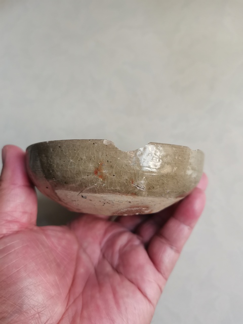 古玩陶瓷越窯青瓷茶盞拍賣，當(dāng)前價(jià)格0元