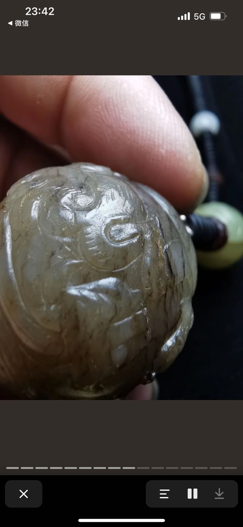 古玩玉器和田珠子真品鑒賞圖