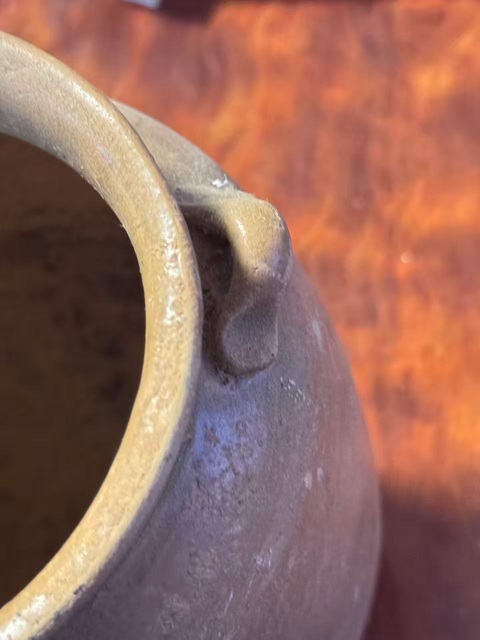 古玩陶瓷青釉雙系罐真品鑒賞圖