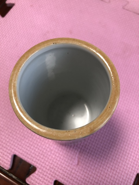 古玩陶瓷晚清西廂記人物筆筒真品鑒賞圖