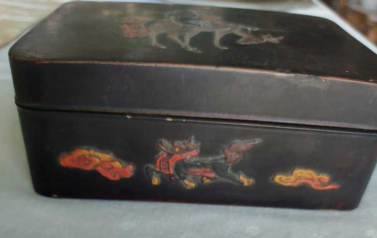 古玩雜項漆盒真品鑒賞圖