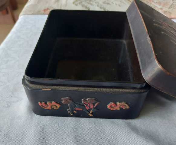 古玩雜項漆盒真品鑒賞圖