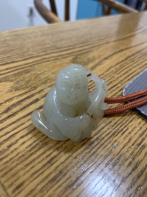 古玩玉器和田玉童子真品鑒賞圖