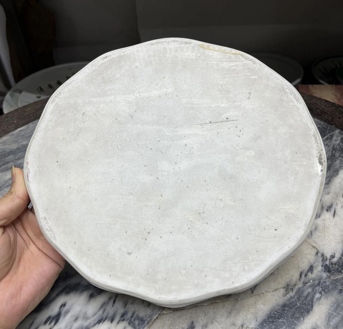 古玩陶瓷粉彩百花不落地茶盤(pán)真品鑒賞圖