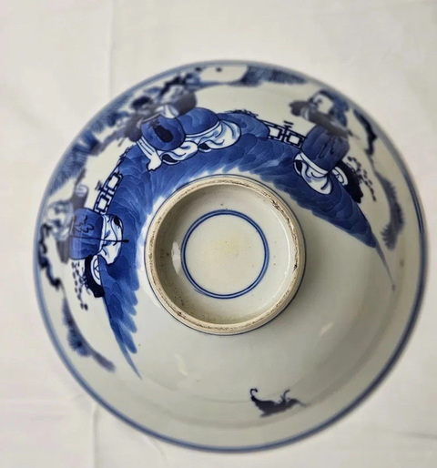 古玩陶瓷青花碗（需補圖）真品鑒賞圖