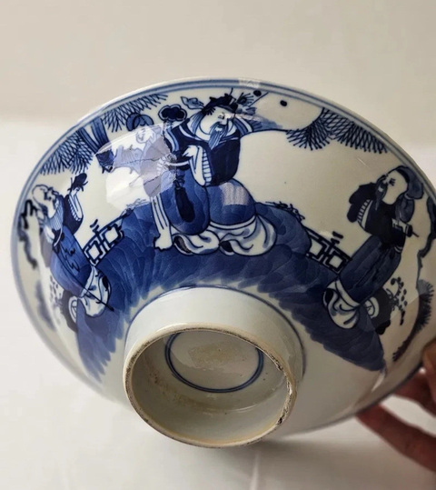 古玩陶瓷青花碗（需補圖）真品鑒賞圖