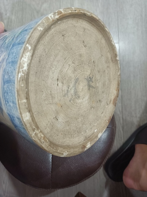 古玩陶瓷獅紋青花香爐真品鑒賞圖