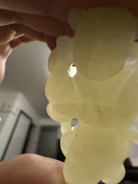 古玩玉器童子花片真品鑒賞圖