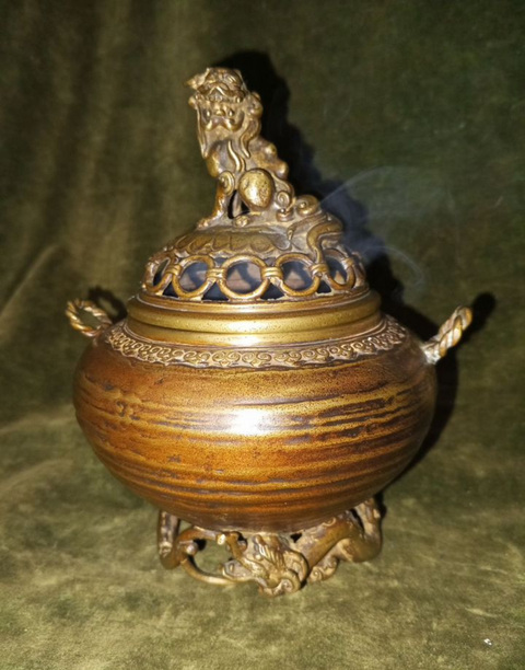 古玩銅器銅爐真品鑒賞圖