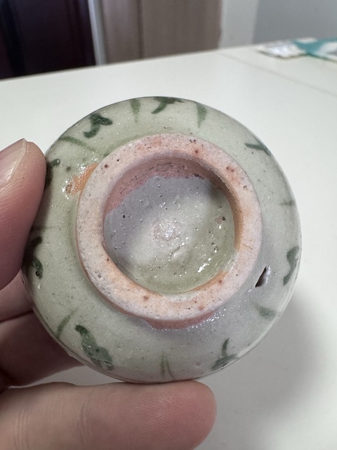古玩陶瓷花卉紋青花杯真品鑒賞圖