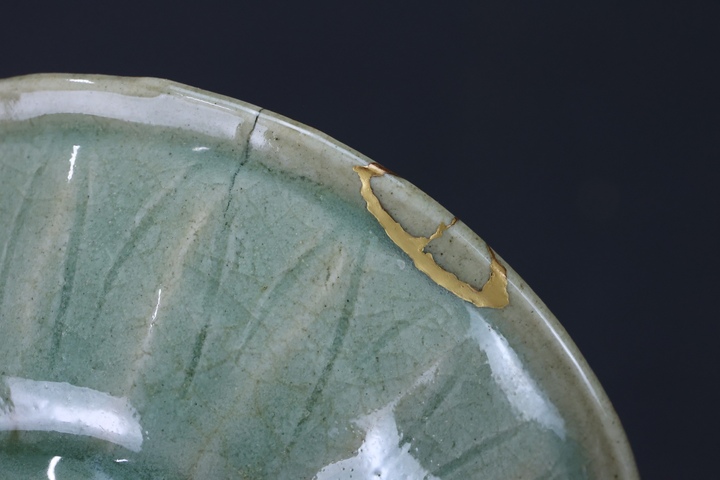 古玩陶瓷龍泉青瓷雙魚洗真品鑒賞圖
