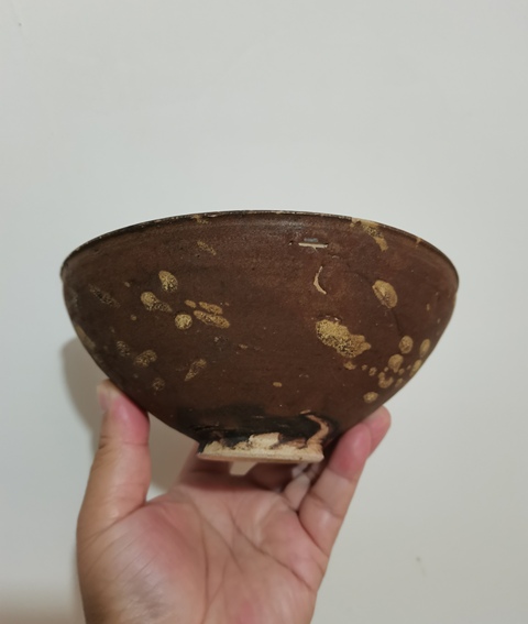 古玩陶瓷吉州窯窯變釉茶碗拍賣,當前價格0元