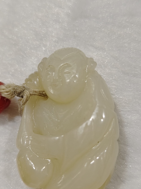 古玩玉器和田玉雕“童子”真品鑒賞圖