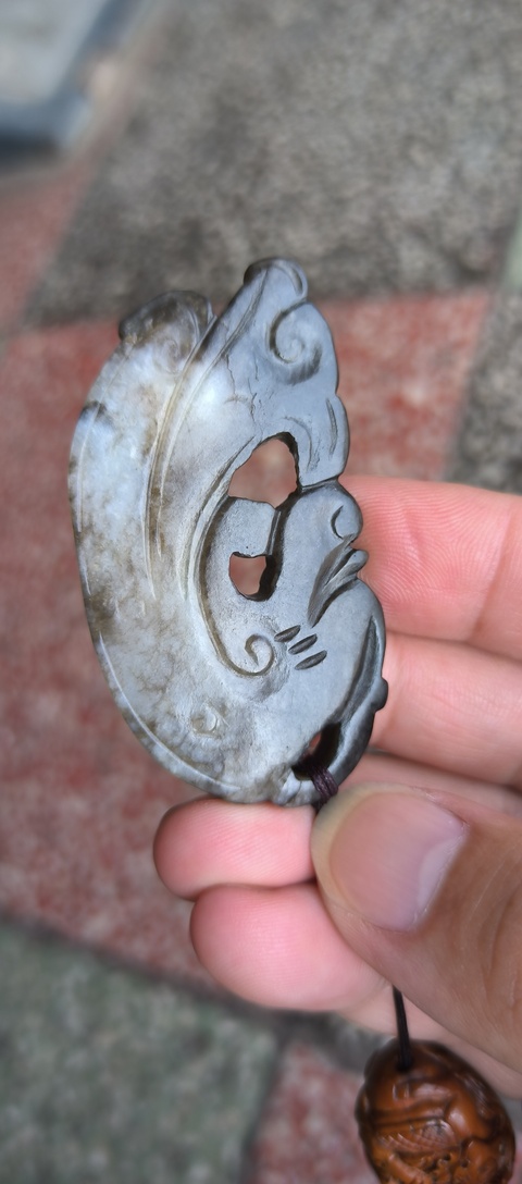 古玩玉器仿古做舊玉龍型件真品鑒賞圖