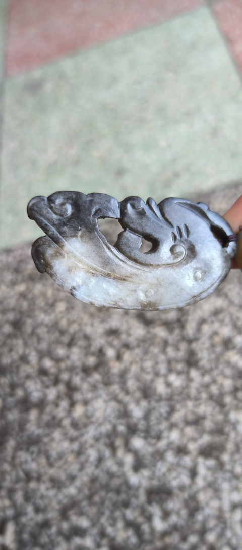 古玩玉器仿古做舊玉龍型件真品鑒賞圖