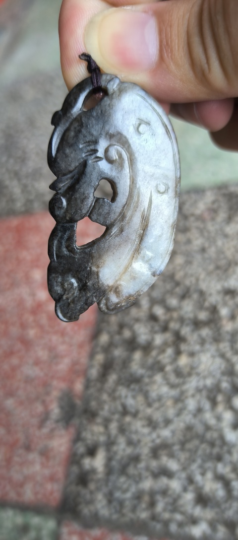 古玩玉器仿古做舊玉龍型件真品鑒賞圖