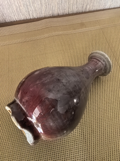 古玩陶瓷豇豆紅釉玉壺春瓶拍賣，當前價格5880元
