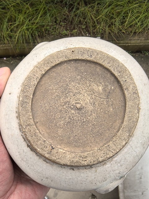 古玩陶瓷哥釉獅耳爐真品鑒賞圖
