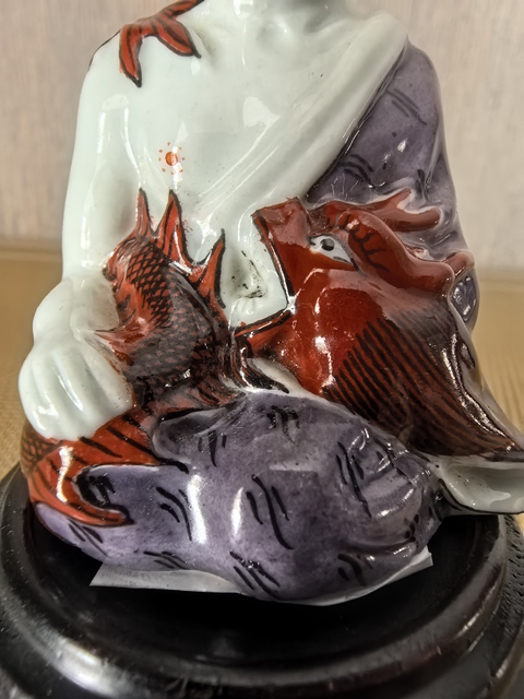 古玩陶瓷人物塑像真品鑒賞圖
