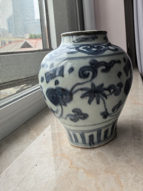 古玩陶瓷青花罐真品鑒賞圖