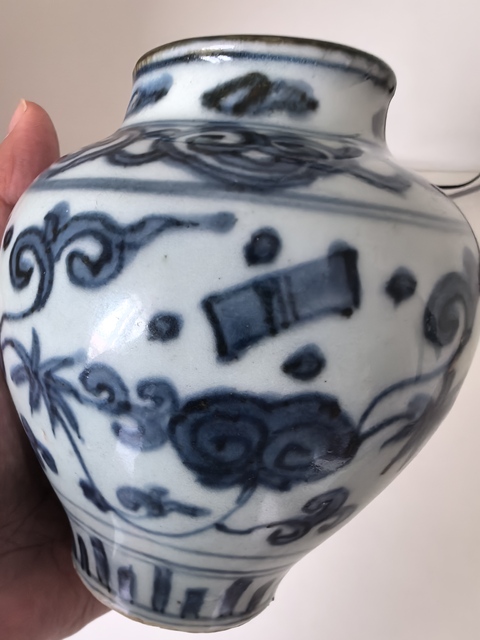 古玩陶瓷青花罐真品鑒賞圖