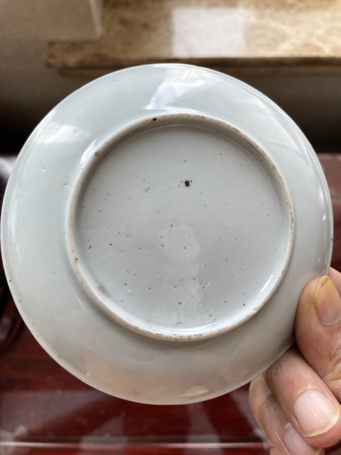 古玩陶瓷雍正·粉彩花卉紋杯碟一套 真品鑒賞圖