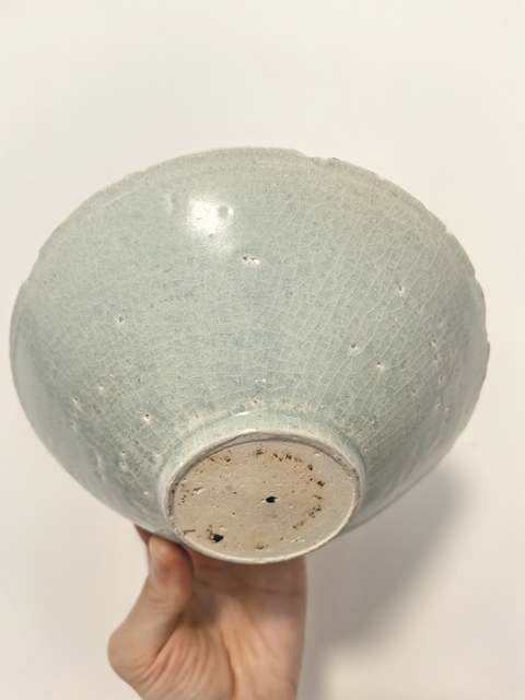 古玩陶瓷湖田窯刻花葵口碗真品鑒賞圖