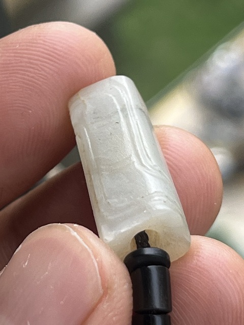 古玩玉器仿古玉勒子真品鑒賞圖