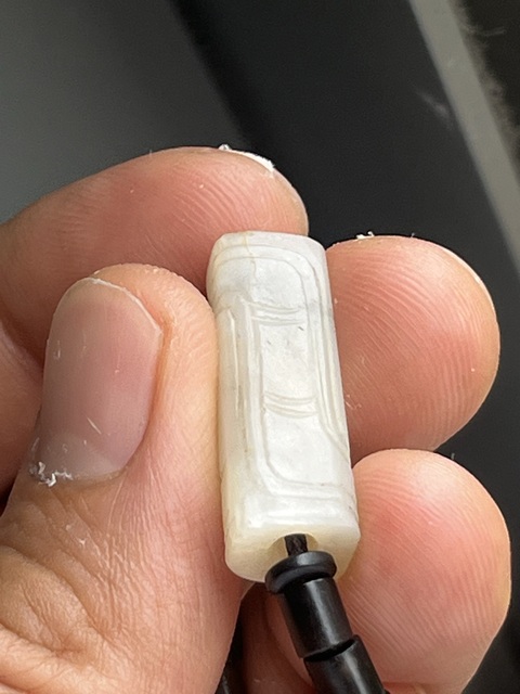 古玩玉器仿古玉勒子真品鑒賞圖