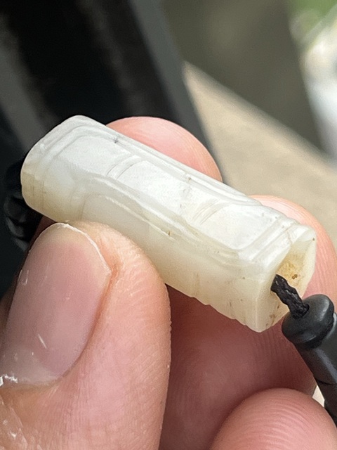古玩玉器仿古玉勒子真品鑒賞圖