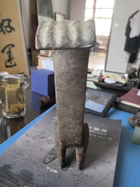 古玩玉器仿古做舊神鳥造型擺件真品鑒賞圖