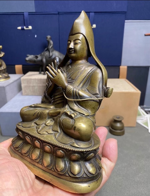 古玩銅器造像真品鑒賞圖