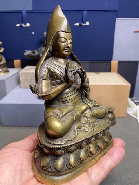 古玩銅器造像真品鑒賞圖