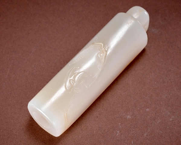 古玩玉器翎管真品鑒賞圖