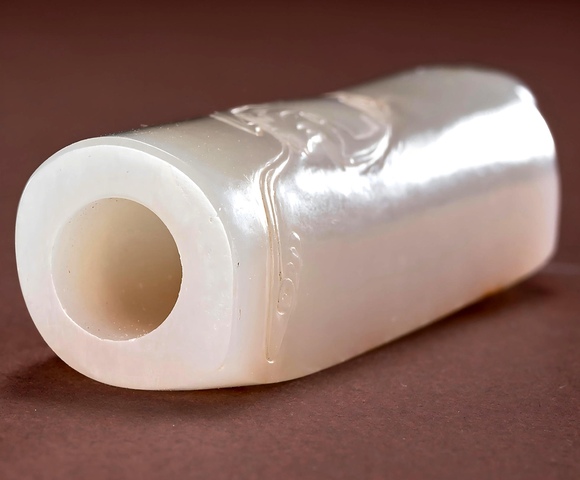 古玩玉器翎管真品鑒賞圖