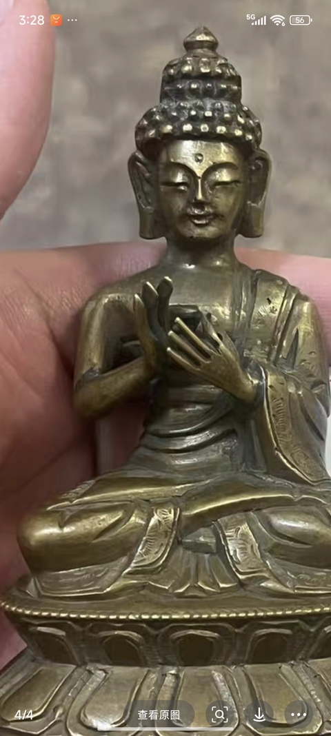 古玩銅器造像真品鑒賞圖