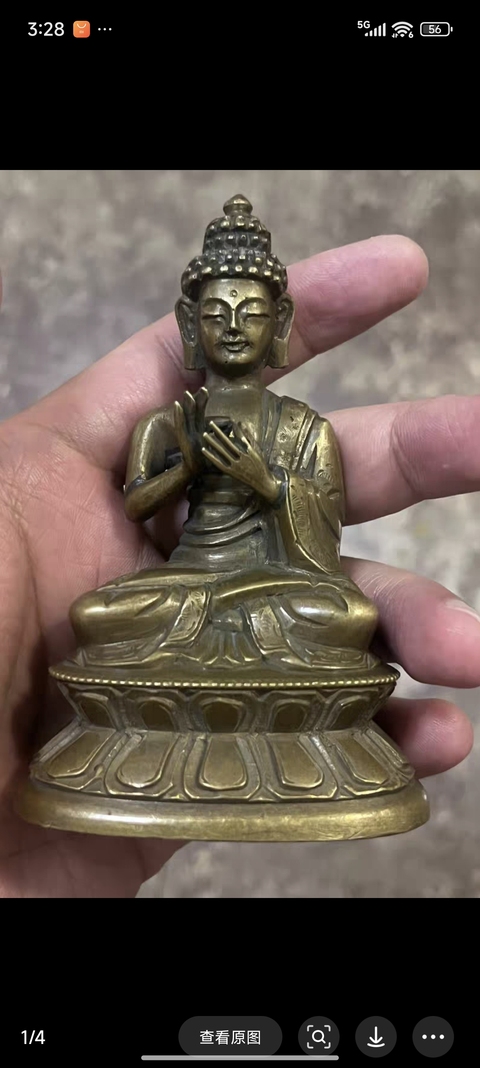 古玩銅器造像真品鑒賞圖