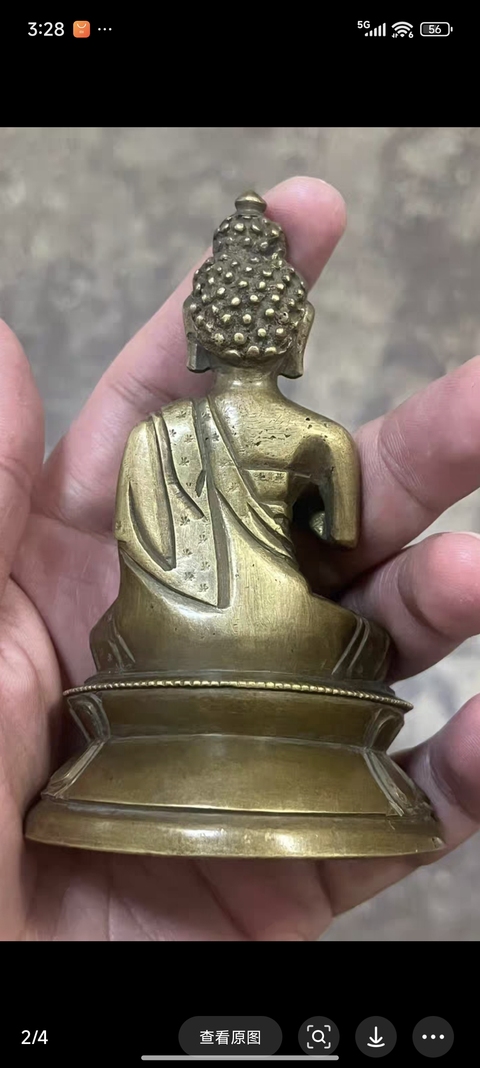 古玩銅器造像真品鑒賞圖