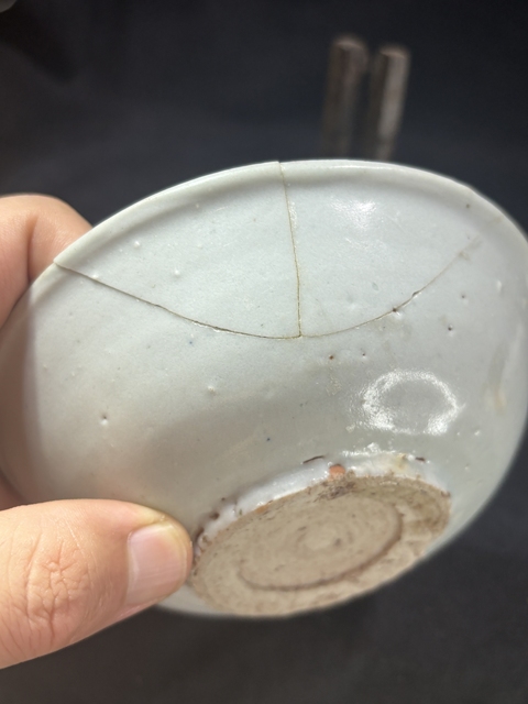 古玩陶瓷青花主萊菔?紋碟拍賣，當前價格128元