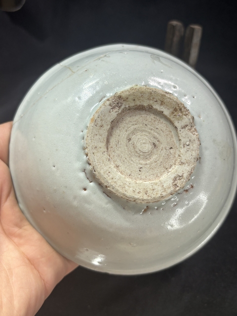 古玩陶瓷青花主萊菔?紋碟拍賣，當前價格128元