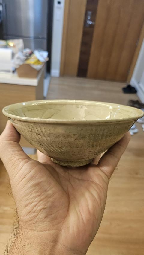 古玩陶瓷青白釉刻花大碗真品鑒賞圖