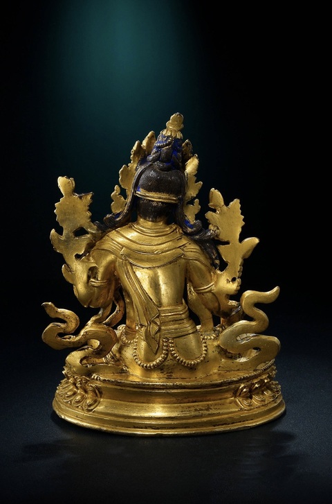 古玩銅器白度母真品鑒賞圖