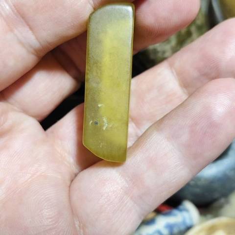 古玩玉器岫玉雕“素紋盒”真品鑒賞圖
