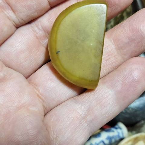 古玩玉器岫玉雕“素紋盒”真品鑒賞圖