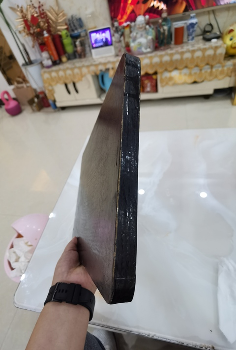 古玩雜項漆器描金人物故事托盤真品鑒賞圖