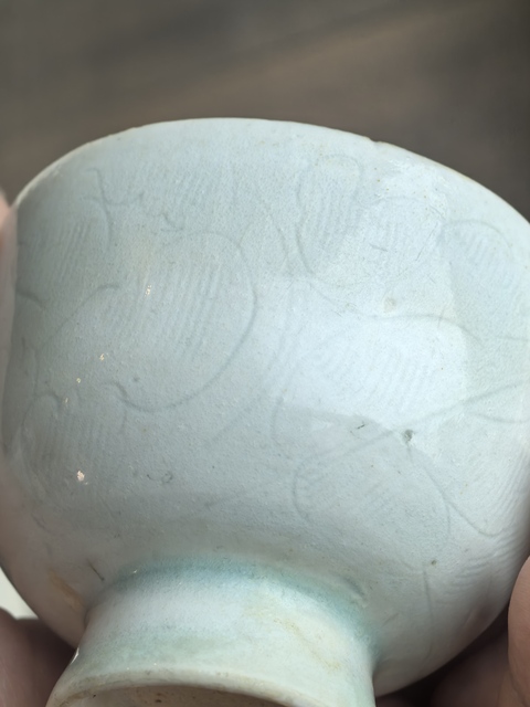 古玩陶瓷影青杯真品鑒賞圖