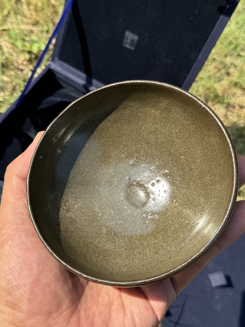 古玩陶瓷磁州窯茶葉末釉大碗真品鑒賞圖