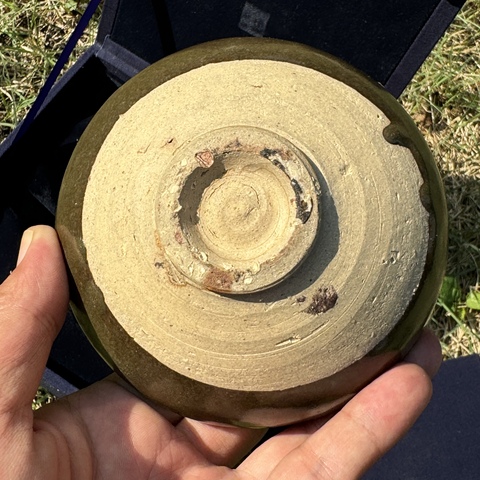 古玩陶瓷磁州窯茶葉末釉大碗真品鑒賞圖