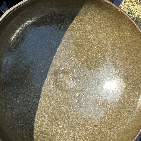 古玩陶瓷磁州窯茶葉末釉大碗真品鑒賞圖